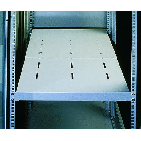 Mensola estensibile per Rack 19'' 1U Nero 4 punti