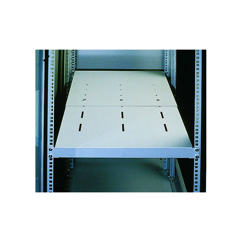 Mensola estensibile per Rack 19'' 1U Nero 4 punti