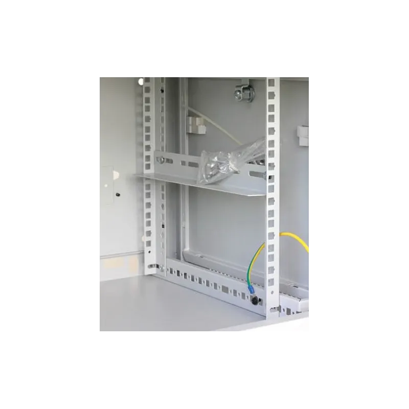 Staffa a L Laterale per Rack 19'' a Muro Prof. 450mm Nero