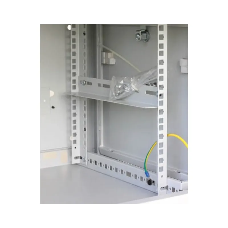 Staffa a L Laterale per Rack 19'' a Muro Prof. 600mm Nero