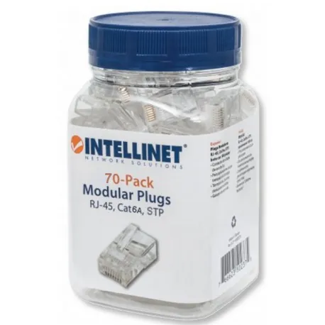  Confezione 70 plug RJ45 STP per Cavo Rigido/Flessibile Cat.6A