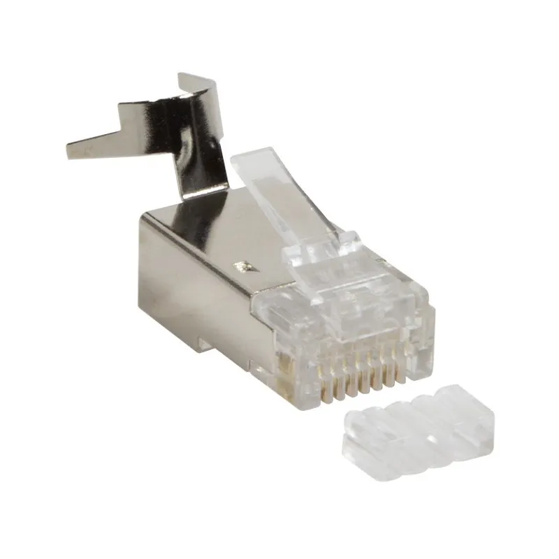  Confezione 70 plug RJ45 STP per Cavo Rigido/Flessibile Cat.6A