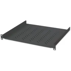 Mensola per Rack 19'' 400 mm 1U Nera 2 punti 