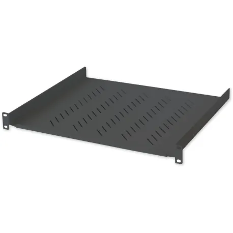 Mensola per Rack 19'' 400 mm 1U Nera 2 punti 