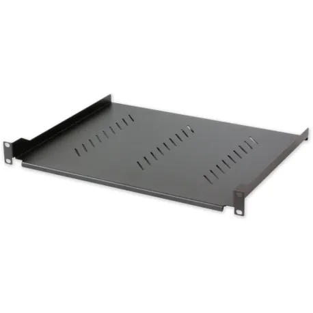 Mensola per Rack 19'' 305 mm 1U Nera 2 punti 