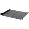 Mensola per Rack 19'' 305 mm 1U Nera 2 punti 