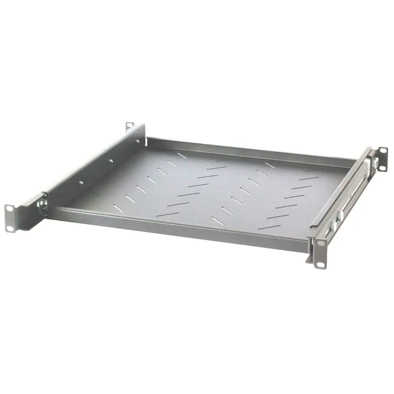 Mensola per Rack 19'' Estraibile da 1H 415mm Grigio