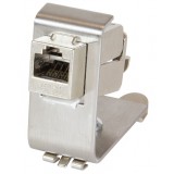 Adattatore per Modulo Keystone 1xRJ45 per guida DIN
