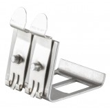 Adattatore per Moduli Keystone 2xRJ45 per guida DIN