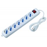 Multipresa 7 Posti Italiana Bipasso / Schuko Cavo 5m
