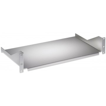 Mensola per Rack 19'' 400 mm 2U Grigia 2 punti