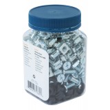 Kit Set 50 Viti 50 Dadi e 50 Rondelle per Montaggio Rack Silver