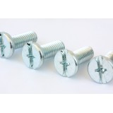 Kit Set 20 Viti, 20 Dadi e 20 Rondelle per Montaggio Rack Silver 