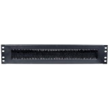 Pannello Passacavi 19'' con Spazzola 2U