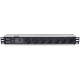 Multipresa per Rack 19'' 7 posti Spina Schuko