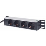 Multipresa Universale 4 posti da Rack 10'' con Spina Tedesca