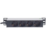 Multipresa Universale 4 posti da Rack 10'' con Spina Tedesca