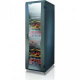 Armadio NetRack 19'' 600x1000 42 Unità Nero Porta Grigliata da Assemblare
