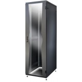 Armadio NetRack 19'' 600x1000 42 Unità Nero Porta Grigliata da Assemblare
