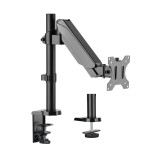 Supporto da Scrivania per Monitor 17-32'' con molla a gas nero 