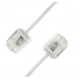 Cavo di rete Patch in Rame Ultra Slim Cat.6 Bianco UTP 1 m