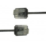 Cavo di rete Patch in Rame Ultra Slim Cat.6 Nero UTP 1,5 m