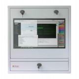 Armadio di sicurezza per PC, monitor LCD e tastiera Bianco