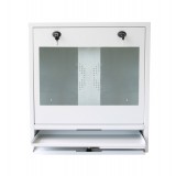 Armadio di sicurezza per PC, monitor LCD e tastiera Bianco