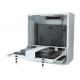 Armadio di sicurezza per PC, monitor LCD e tastiera Bianco