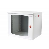 Armadio Rack 19'' a muro 16 unità sezione unica prof. 500mm Bianco