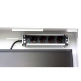 Box di sicurezza per DVR e sistemi di videosorveglianza Bianco con Anti-intrusione 