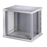 Armadio Rack 19'' a muro 13 unità sezione unica prof. 500mm Nero