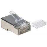 Confezione da 90 Plug Modulari Cat.6 RJ45 STP