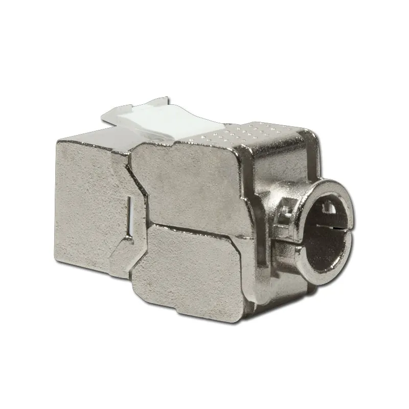 Frutto Keystone RJ45 Cat6A 10Gigabit STP 180&deg; Tooless Slim