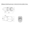 Frutto Keystone RJ45 Cat6A 10Gigabit STP 180&deg; Tooless Slim