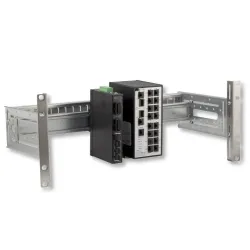 Supporto Guida DIN 4U per Armadi Rack 19'' Grigio