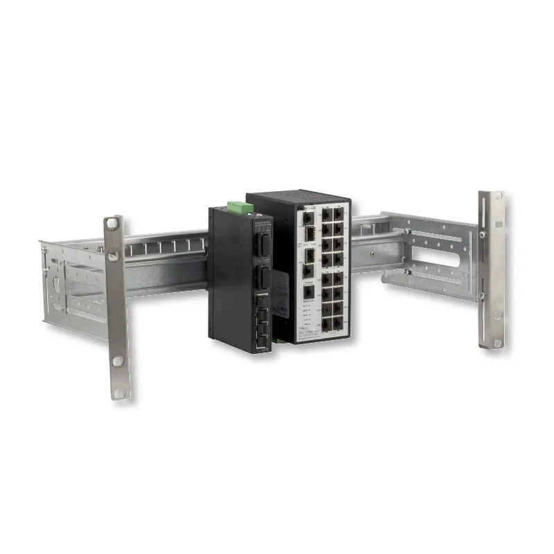 Supporto Guida DIN 4U per Armadi Rack 19'' Grigio