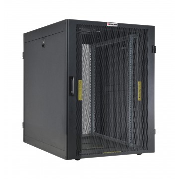 Armadio NetRack 19'' 600x1000 24 Unit&agrave; Ventilato Nero da Assemblare