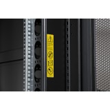 Armadio NetRack 19'' 600x1000 24 Unità Ventilato Nero da Assemblare
