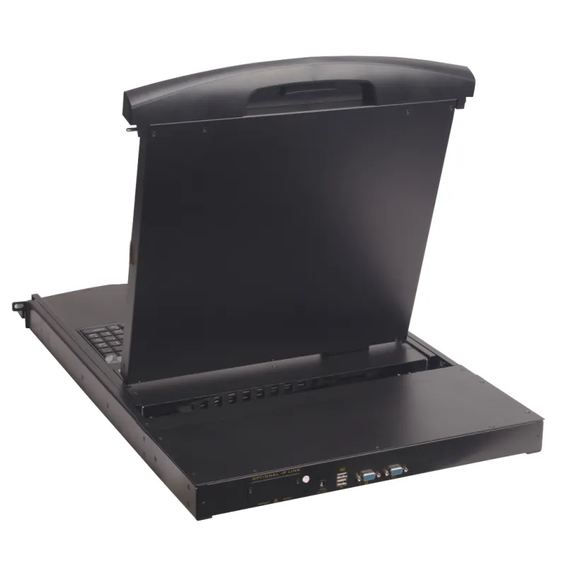 Console KVM USB/PS2 con LCD 17'' da Rack 19'' Dual Rail