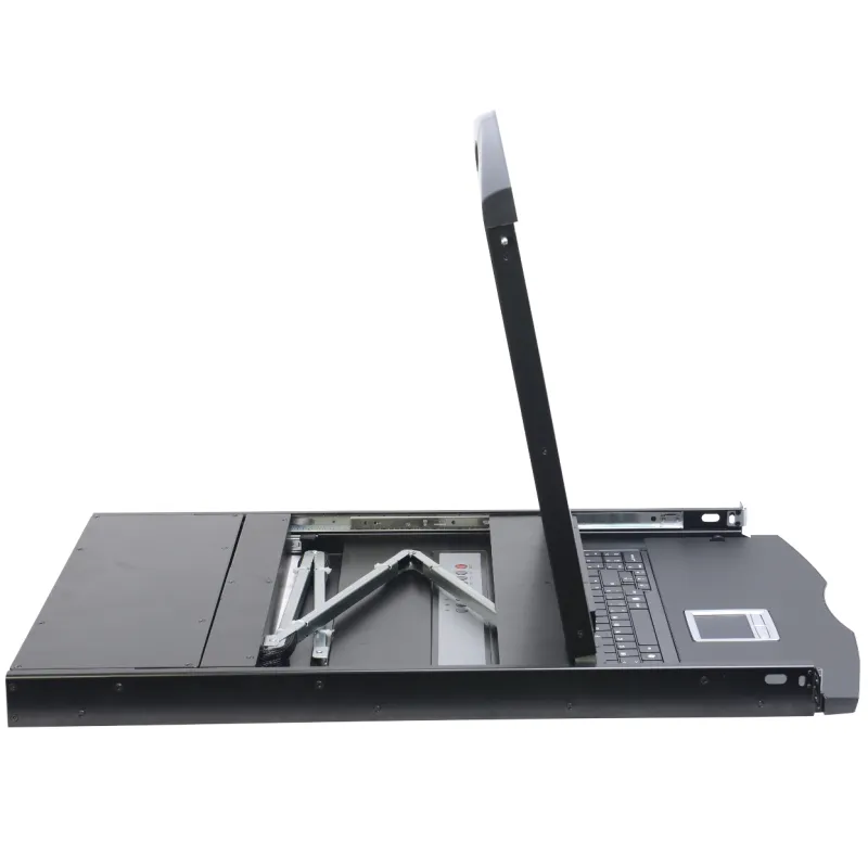 Console KVM Switch 8 Porte USB/PS2 con LCD 17'' da Rack 19'' Dual Rail