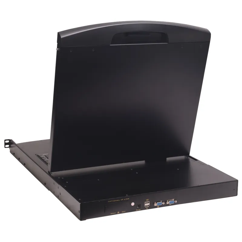 Console KVM USB/PS2 con LCD 19'' da Rack 19'' Dual Rail