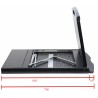 Console KVM USB/PS2 con LCD 19'' da Rack 19'' Dual Rail