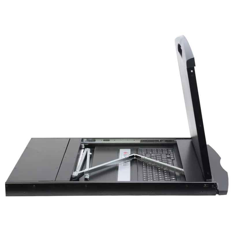Console KVM Switch 8 Porte USB/PS2 con LCD 19'' da Rack 19'' Dual Rail
