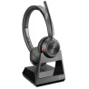 Poly Savi 7220 cuffia wireless duo con microfono antirumore