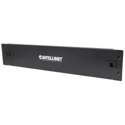 Pannello Cieco Toolless a Clip per Armadi Rack 19'' 2U Nero