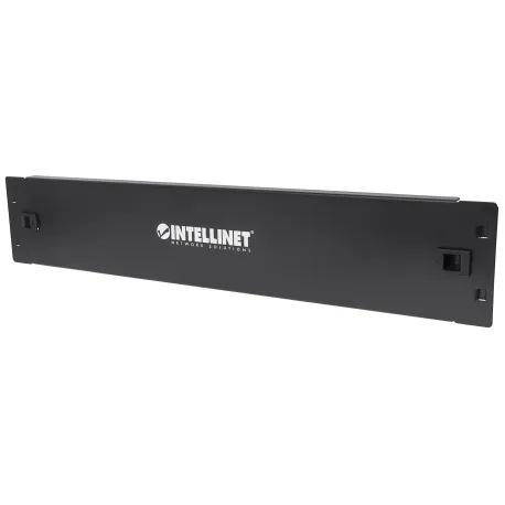 Pannello Cieco Toolless a Clip per Armadi Rack 19'' 2U Nero
