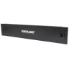 Pannello Cieco Toolless a Clip per Armadi Rack 19'' 2U Nero
