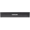 Pannello Cieco Toolless a Clip per Armadi Rack 19'' 2U Nero