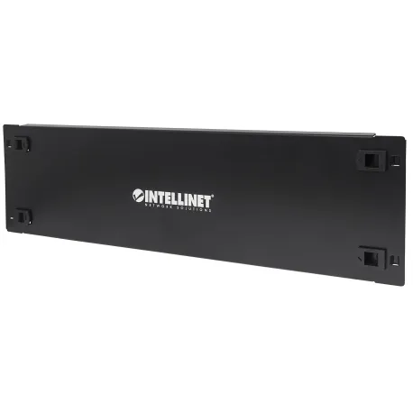 Pannello Cieco Toolless a Clip per Armadi Rack 19'' 3U Nero